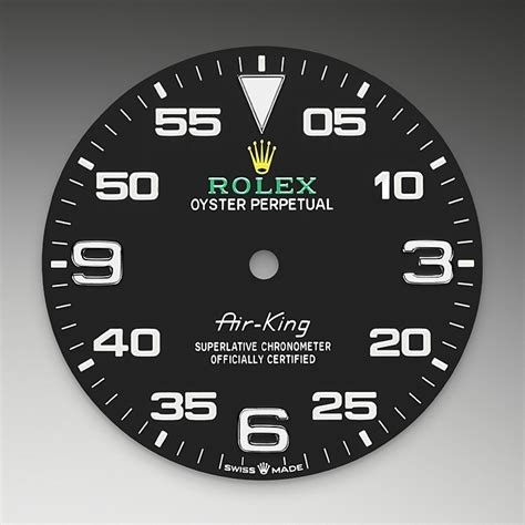 muss auf dem zifferblatt rolex air king